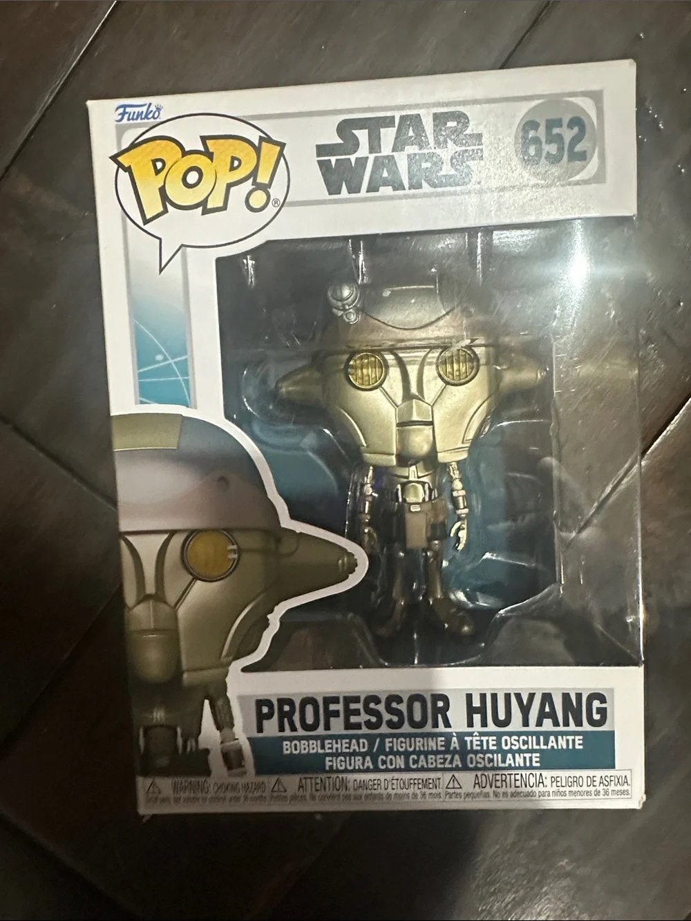 Funko Professor Huyang #652 Metallic Gold and Gray Pop! Vinyl Figure